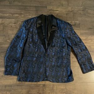 Men’s XLT blue & black suit jacket